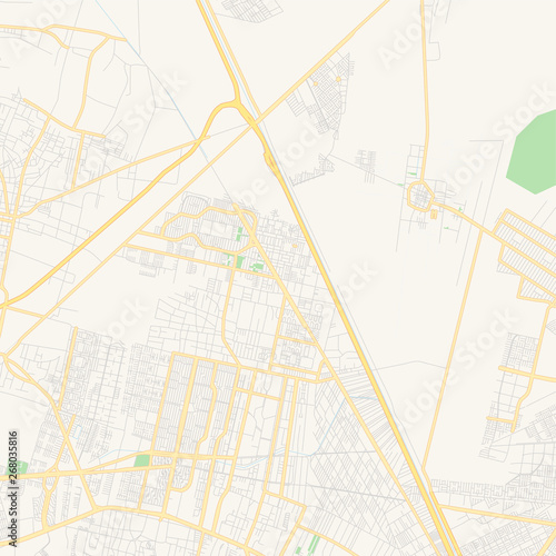 Empty vector map of San Pablo de las Salinas, Mexico