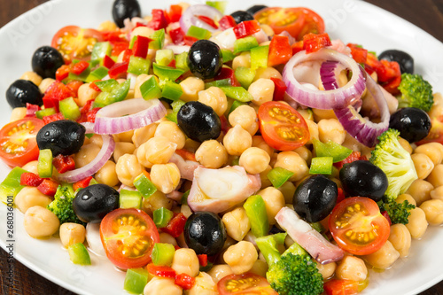 Ensalada de garbanzos