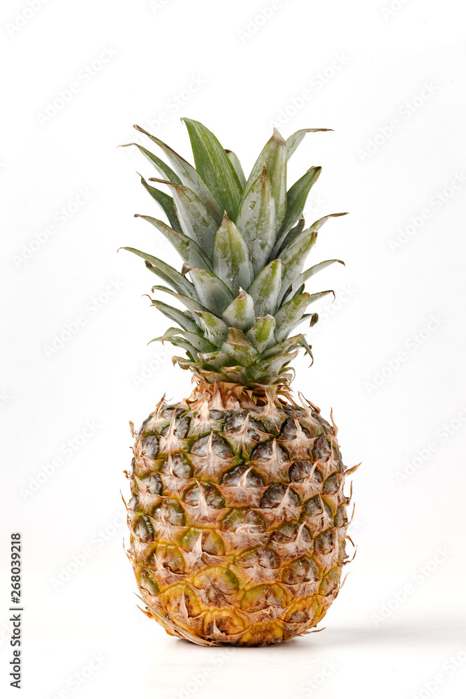Pineapple on a white background Pineapple on a white background
