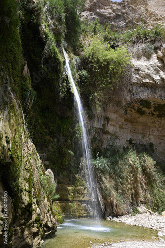 Cascade dans le wadi David    Ein Gedi