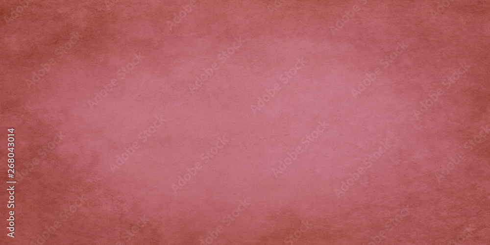 Fototapeta premium Red wide grunge effect texture.