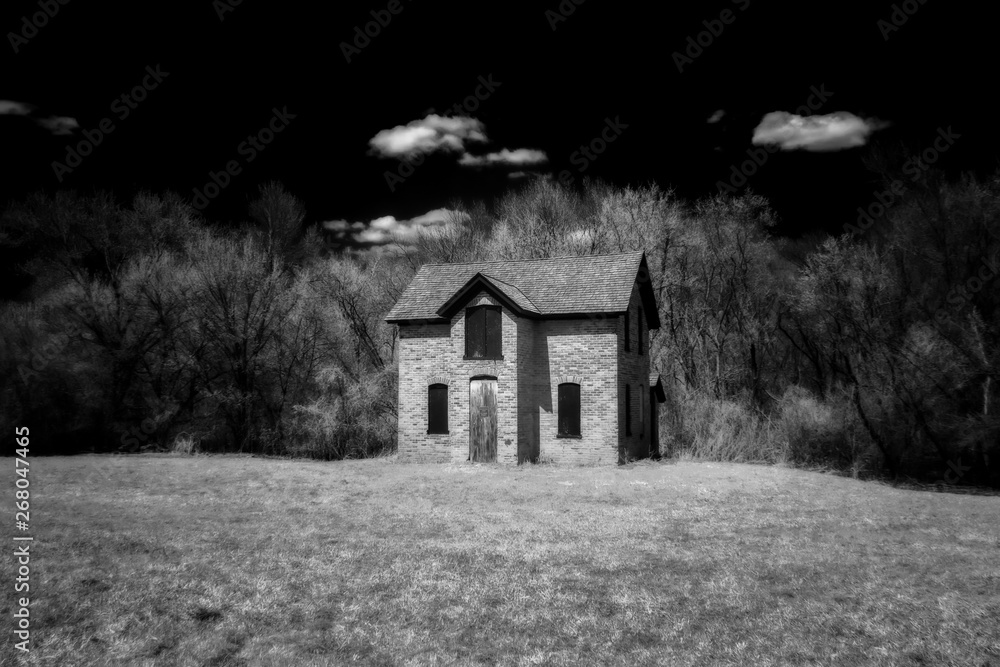 Scary Abandoned House at Dark Scary Abandoned House at Dark