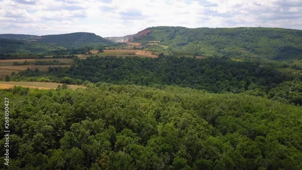 Green Forests, Hills, Fields and a Quarry Aerial footage of Green Forests, Hills, Fields and a Quarry in Sumadija, Serbia Green Forests, Hills, Fields and a Quarry Aerial footage of Green Forests, Hills, Fields and a Quarry in Sumadija, Serbia