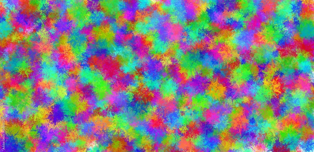 Colorful paint splashed abstract art background Colorful paint splashed abstract art background