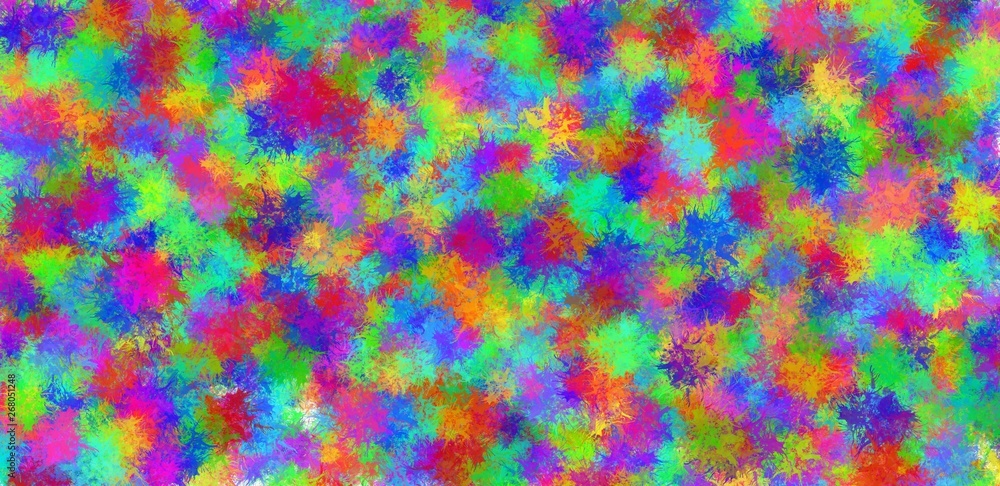 Colorful paint splashed abstract art background Colorful paint splashed abstract art background