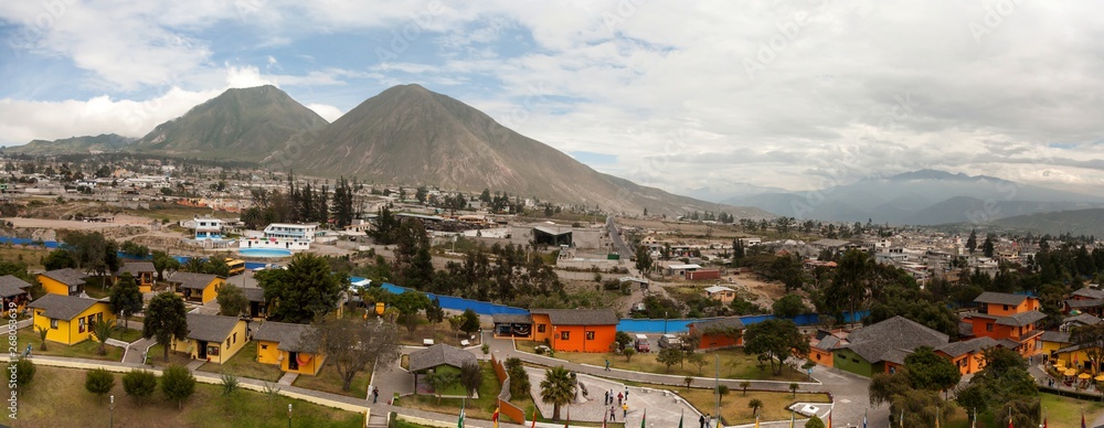 View from Mitad del mundo, Pichincha, Ecuador