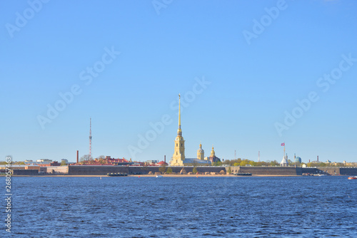 River Neva and Peter Paul Fortress.