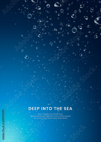 Deep sea background