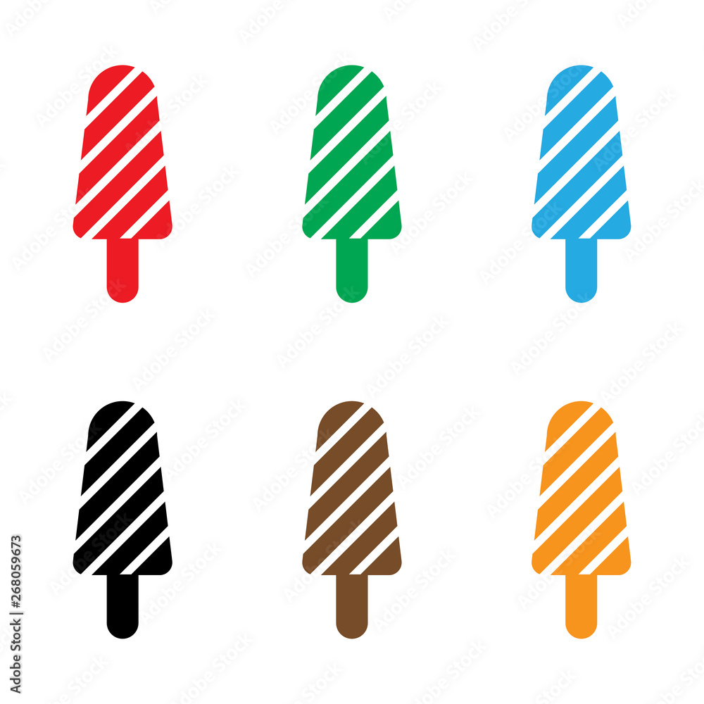 Obraz premium ice cream icon vector