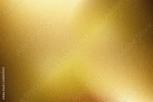 Abstract texture background, shiny rough gold steel wall