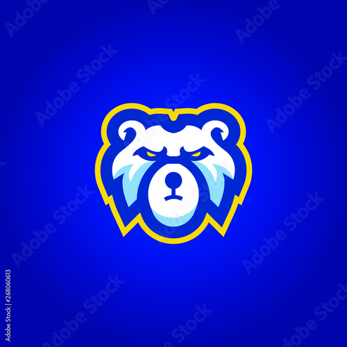 bear mascot esports logo