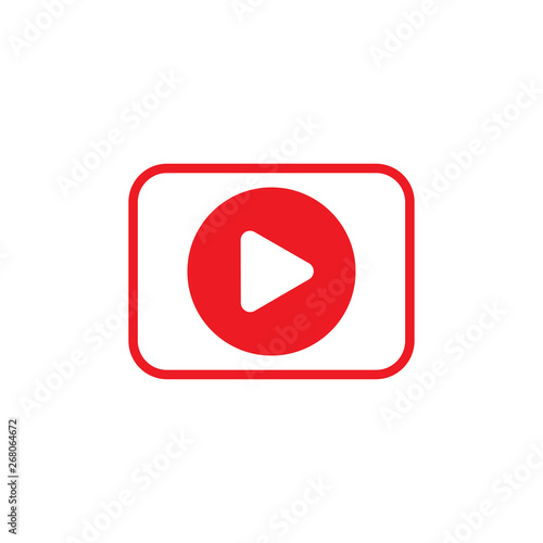 Free Download video icon, stock vector illustration flat design style. cinema icon graphic illustration - GFXLoad