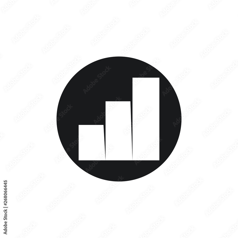 simple chart circle symbol vector simple chart circle symbol vector