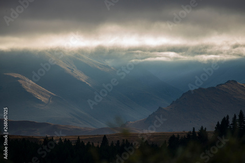 moning cloudy moutain