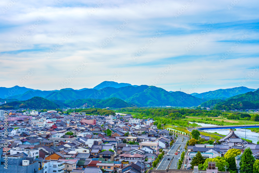 福知山城からの景色