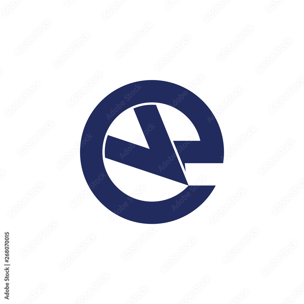 letter e arrow simple geometric logo vector letter e arrow simple geometric logo vector