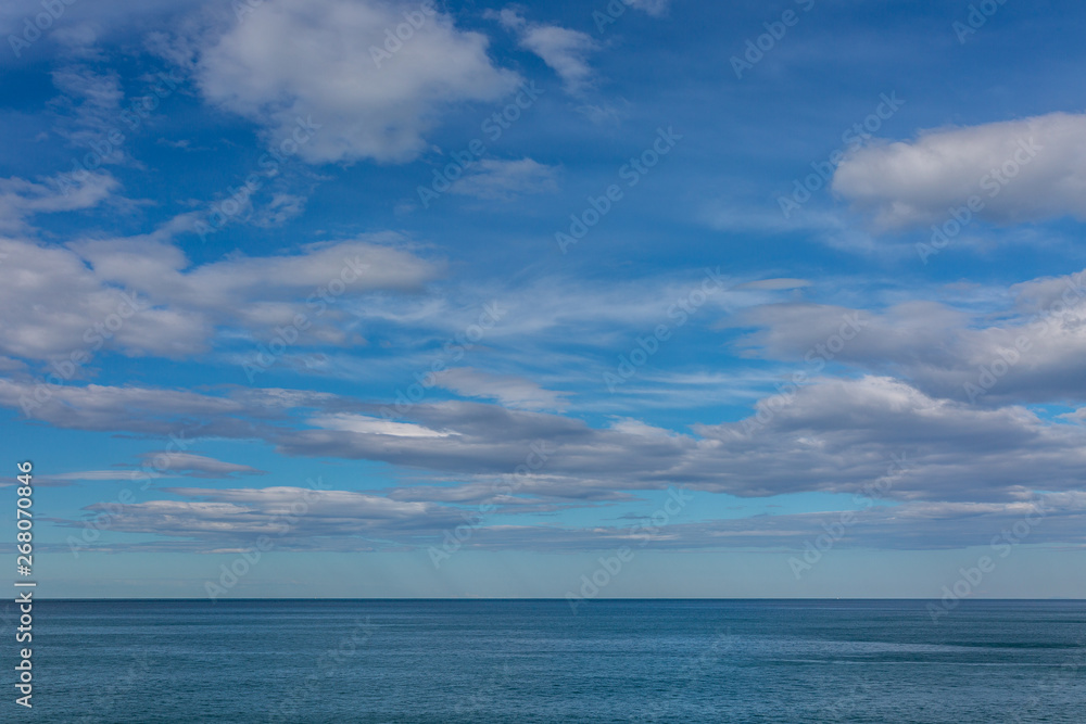 Blue sea and sky