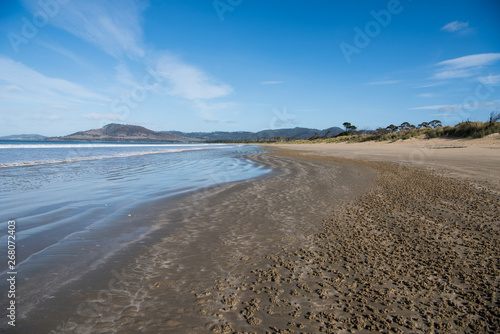 Waves at Five Mile beach, Tasmania