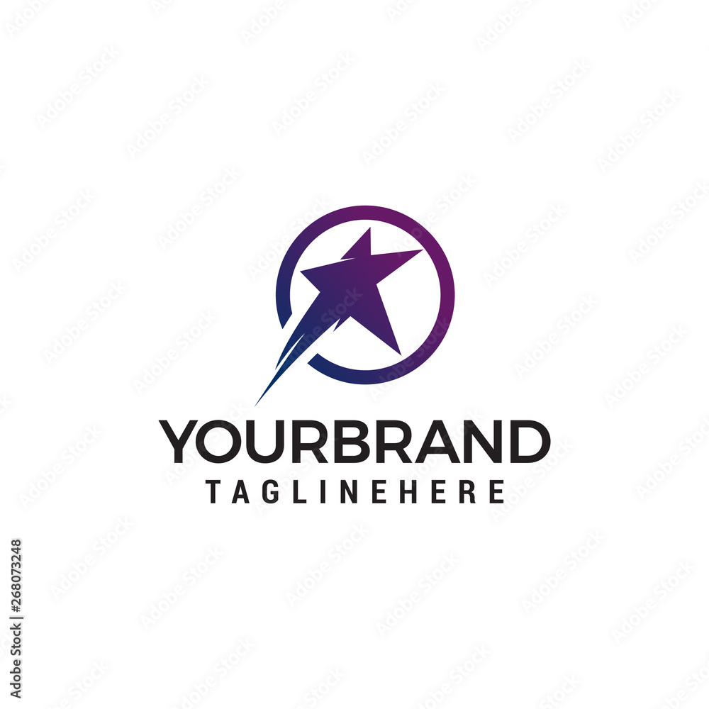 star fast logo design concept template vector star fast logo design concept template vector