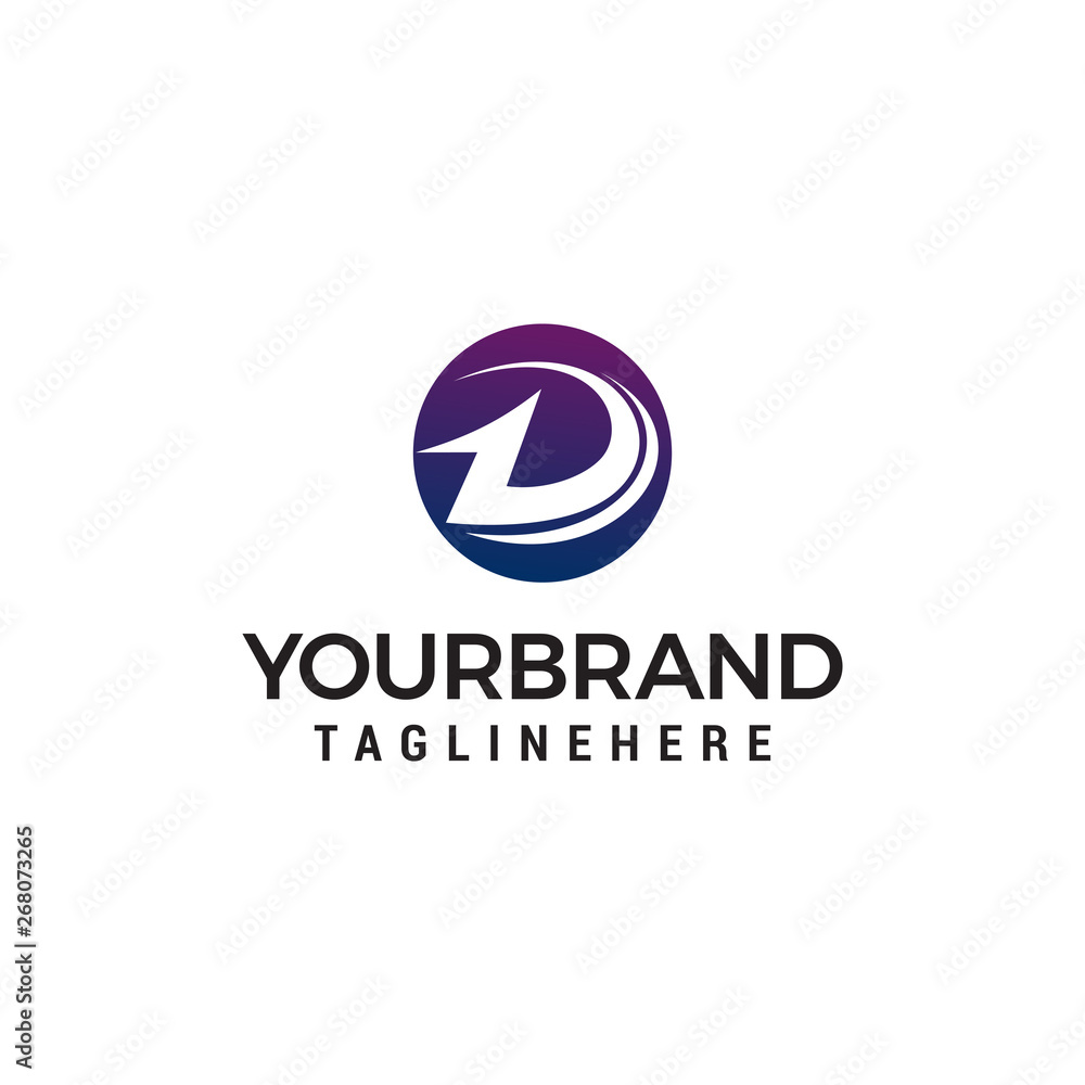 letter d logo design concept template vector letter d logo design concept template vector