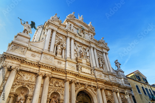 Chiesa di Santa Maria del Giglio or church St. Mary of the Lily. Venice. Italy