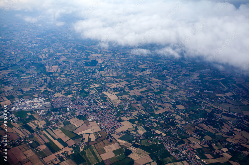 Obraz premium Airplane view