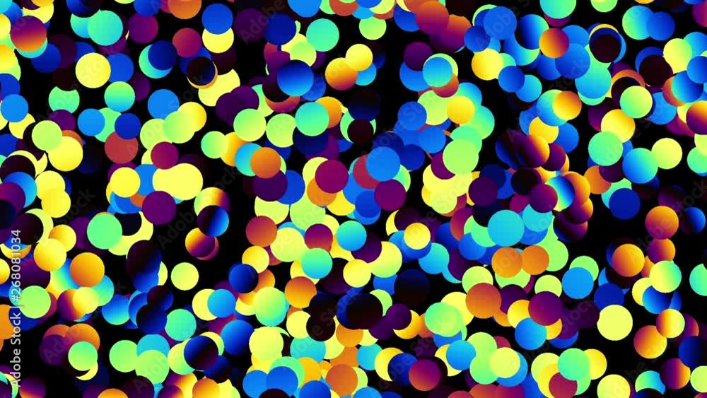 Moving random polka dot. From empty background to fill out. Moving random polka dot. From empty background to fill out.