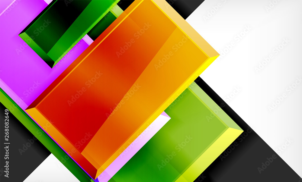 Color squares futuristic abstract background Color squares futuristic abstract background