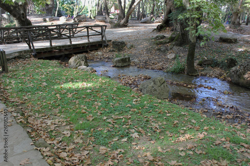 Agios Nikolaos Park Naousa Greece Europe