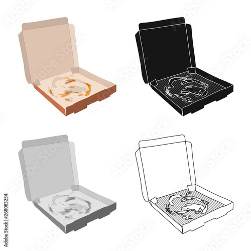 Isolated object of dump  and sort logo. Collection of dump  and junk stock vector illustration.