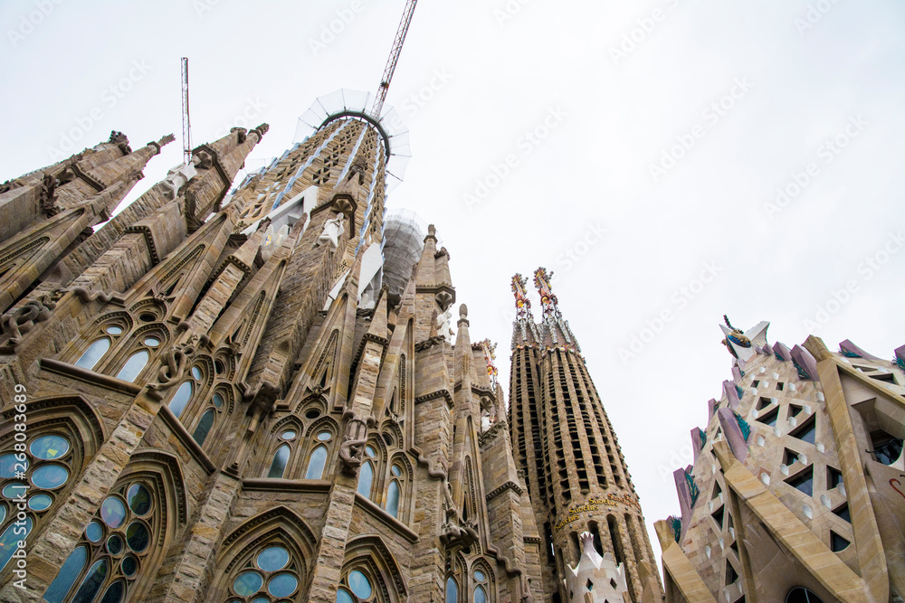 Naklejka premium サグラダ・ファミリアの外観