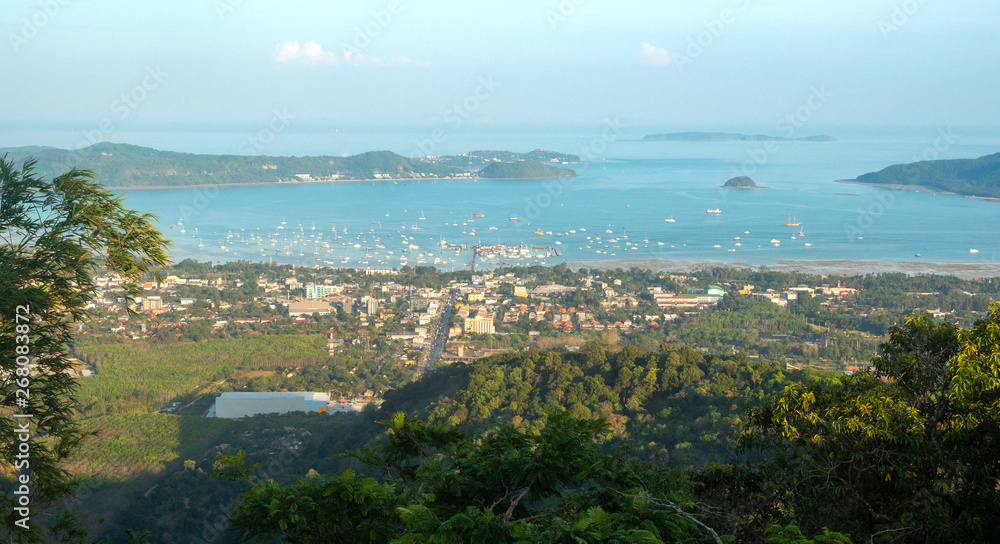  Phuket island,Chalong area view,Thailand