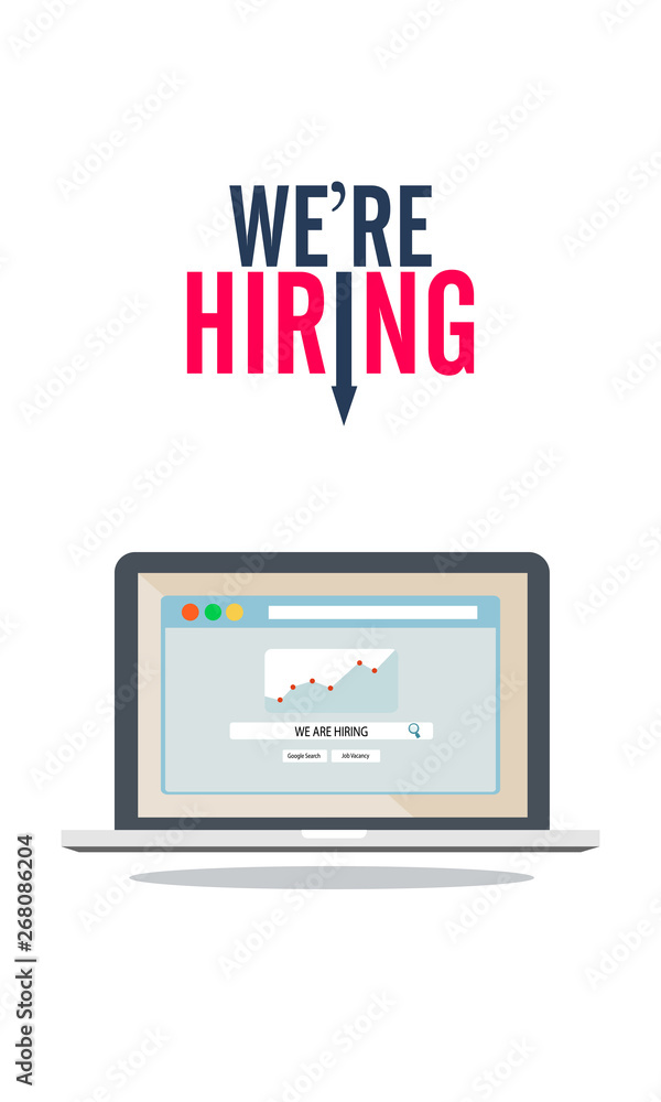 Human resources. Search for employees. Flat design graphic desings. Modern concepts for web banners, websites, infographics, printed materials. Vector illustration. - Vector Human resources. Search for employees. Flat design graphic desings. Modern concepts for web banners, websites, infographics, printed materials. Vector illustration. - Vector