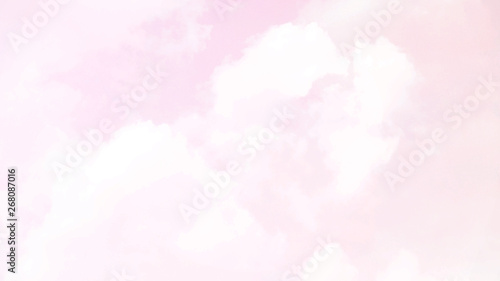 Abstract blurred beautiful soft cloud background with a pastel multicolored gradient concept for wedding card design or presentation