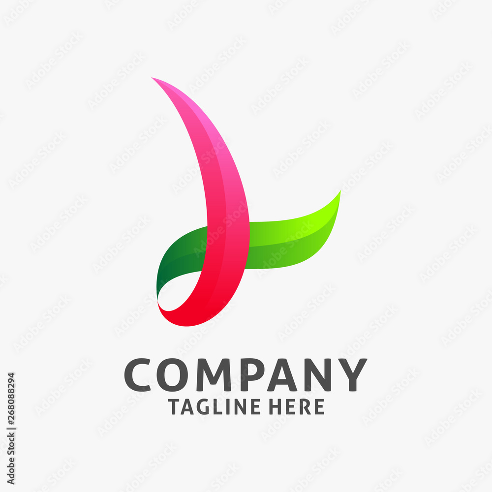 Obraz premium Letter L abstract logo design