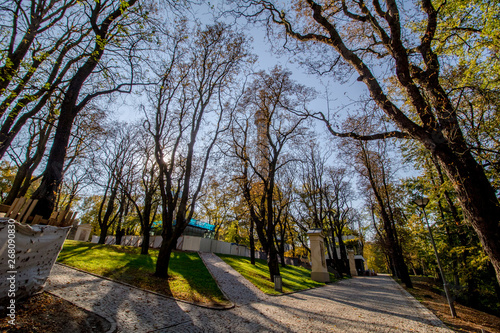 Der Laurenziberg Park im Herbst in Prag, Tschechische Republik photo