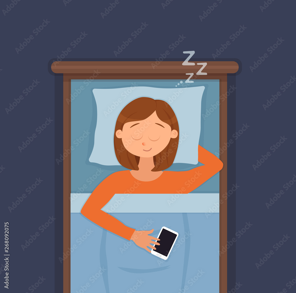 Sleeping woman face cartoon character happy girl have a sweet dream. Person with closed eyes Stock Vector | Adobe Stock Sleeping woman face cartoon character happy girl have a sweet dream. Person with closed eyes Stock Vector | Adobe Stock