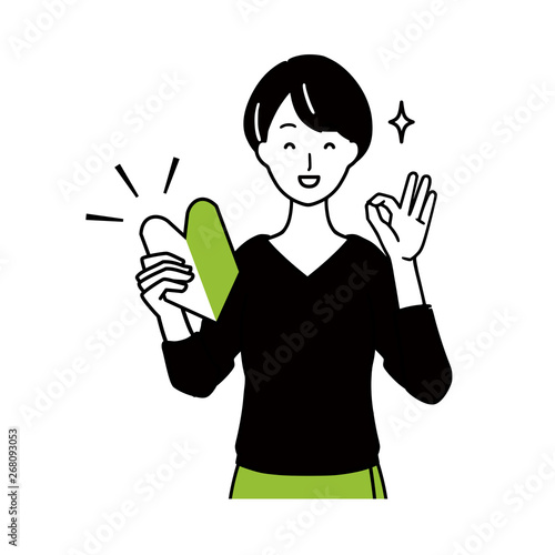 Illustration of beginner OK.