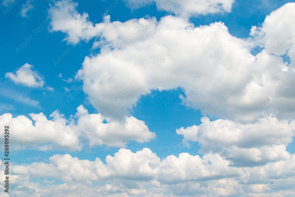 Fototapeta premium white clouds against blue sky as background