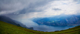 View of Garda Lake from the top of Monte Baldo