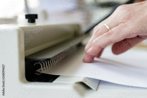 Book Binding Machine Operator. Work with Book binding machine.