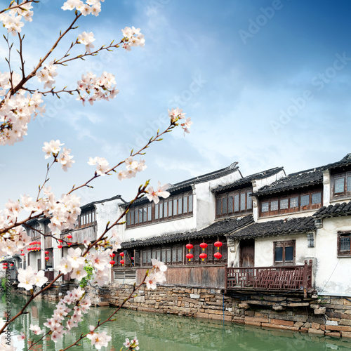 Photography Suzhou ancient town night view