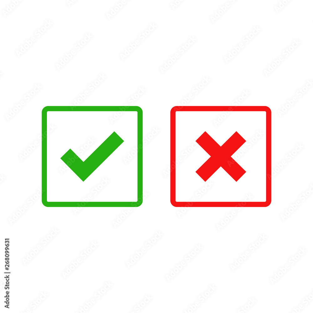 Check mark icon, Tick icon vector illustration Stock Vector | Adobe Stock