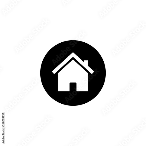 Home symbol, home icon vector.