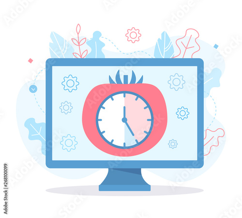 Pomodoro technique illustration
