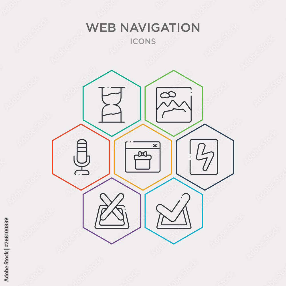 simple set of checked, wrong, lightining, giftbox icons, contains such as icons mic, pic, sand clock and more. 64x64 pixel perfect. infographics vector simple set of checked, wrong, lightining, giftbox icons, contains such as icons mic, pic, sand clock and more. 64x64 pixel perfect. infographics vector