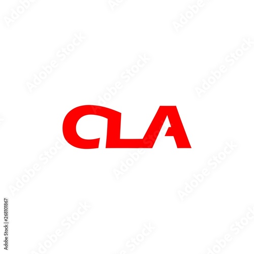 Free Download Modern CLA Letters Initial logo - GFXLoad