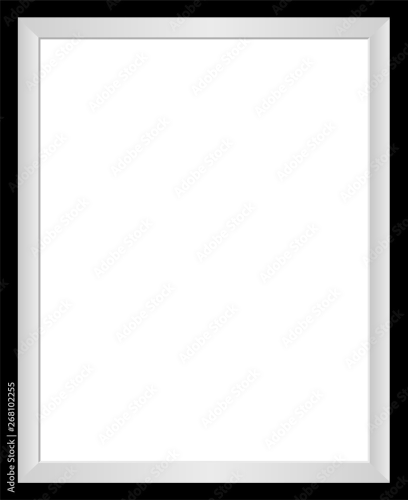 Obraz premium Realistic picture frame. Vector illustration.