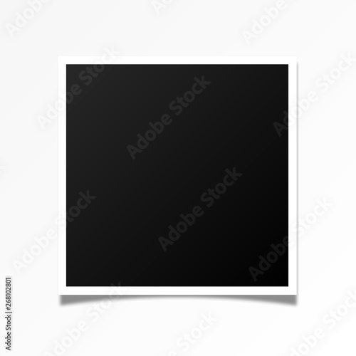 Vector Photo frame mockup design