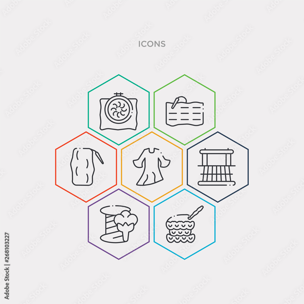 simple set of hand craft, cotton reel, handloom, styling icons, contains such as icons suture, running stitch, needlepoint and more. 64x64 pixel perfect. infographics vector simple set of hand craft, cotton reel, handloom, styling icons, contains such as icons suture, running stitch, needlepoint and more. 64x64 pixel perfect. infographics vector